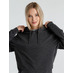 Толстовка с капюшоном унисекс Hoodie, серый меланж (антрацит) с логотипом