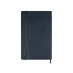 Записная книжка Moleskine Classic Soft (в линейку), Large (13х21см), сапфировый синий с логотипом