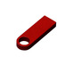 USB 3.0-флешка на 32 Гб с мини чипом и круглым отверстием, красный с логотипом