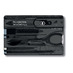 Швейцарская карточка VICTORINOX SwissCard Classic, 10 функций, полупрозрачная чёрная с логотипом