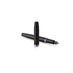 Перьевая ручка Parker IM Vibrant Rings Flame Amethyst Purple, стержень:F, цвет чернил: blue, в подарочной упаковке. с логотипом