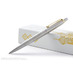 Шариковая ручка Parker Jotter Russia SE, цвет: St. Steel GT, стержень: Mblue с логотипом