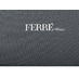 Зонт складной автоматический Ferre Milano, серый с логотипом