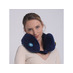 Подушка для путешествий со встроенным массажером Massage Tranquility Pillow, синий с логотипом