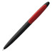 Ручка шариковая Prodir DS5 TRR-P Soft Touch, черная с красным с логотипом