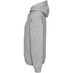 Толстовка Hooded, серый меланж с логотипом