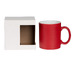 Коробка для кружки с окном Cupcase, белая с логотипом