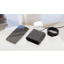 Складная беспроводная (15W) зарядная станция "Magic Case" с MagSafe для смартфона, часов и наушников, черный с логотипом