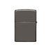 Зажигалка ZIPPO Classic с покрытием Black Ice, латунь/сталь, чёрная, глянцевая, 38x13x57 мм с логотипом