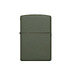 Зажигалка ZIPPO Classic с покрытием Green Matte, латунь/сталь, зелёная, матовая, 38x13x57 мм с логотипом