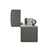 Зажигалка ZIPPO Classic с покрытием Green Matte, латунь/сталь, зелёная, матовая, 38x13x57 мм с логотипом