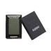 Зажигалка ZIPPO Classic с покрытием Green Matte, латунь/сталь, зелёная, матовая, 38x13x57 мм с логотипом