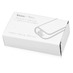 Портативное зарядное устройство (power bank) Basis, 2000 mAh, белый/светло-голубой с логотипом