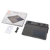Многофункциональный коврик для мыши Multi Pad с беспроводной зарядкой и LCD экраном, 10 Вт, черный с логотипом