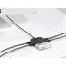 USB хаб Mini iLO Hub, черный с логотипом