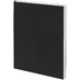 Ежедневник Flat Light, недатированный, иссиня-черный с логотипом