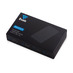 Портативное зарядное устройство Reserve с USB Type-C, 5000 mAh, черный с логотипом