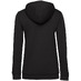 Толстовка с капюшоном женская Hoodie, черная с логотипом