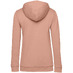Толстовка с капюшоном женская Hoodie, бежевая (nude) с логотипом