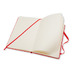 Записная книжка Moleskine Classic (нелинованный) в твердой обложке, Large (13х21см), красный с логотипом