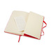 Записная книжка Moleskine Classic (нелинованный) в твердой обложке, Large (13х21см), красный с логотипом