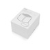 Портативная колонка Cube с подсветкой, красный с логотипом