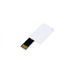 USB-флешка на 32 Гб в виде пластиковой карточки, белый с логотипом
