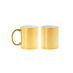 Кружка керамическая ZALA 350 мл, золотистый с логотипом
