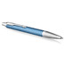 Шариковая ручка Parker IM Premium K318  Blue Grey CT, стержень: M, цвет чернил: blue, в подарочной упаковке. с логотипом