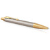 Шариковая ручка Parker IM Premium Warm Silver (grey)  GT, стержень: M, цвет чернил: blue, в подарочной упаковке. с логотипом