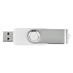 Флеш-карта USB 2.0 8 ГБ Квебек, белый с логотипом