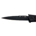 Нож складной Stinger, 118 мм, (черный), материал рукояти: нержавеющая сталь, карбон с логотипом