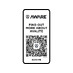 Avalite футболка унисекс Aware™ из переработанных материалов с коротким рукавом - Белый с логотипом
