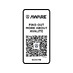 Avalite футболка унисекс Aware™ из переработанных материалов с коротким рукавом - Бежевый с логотипом