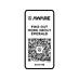Emerald поло унисекс с коротким рукавом из переработанных материалов Aware™. - Бежевый с логотипом