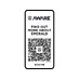 Emerald поло унисекс с коротким рукавом из переработанных материалов Aware™. - Нейви с логотипом