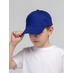Бейсболка детская Standard Kids, синяя с логотипом