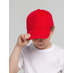 Бейсболка детская Standard Kids, красная с логотипом