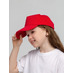 Бейсболка детская Standard Kids, красная с логотипом