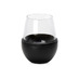 Тумблер для вина WINE KUZIE, черный (P) с логотипом
