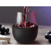 Тумблер для вина WINE KUZIE, черный (P) с логотипом