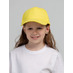 Бейсболка детская Standard Kids, желтая с логотипом