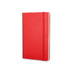 Записная книжка Moleskine Classic (в линейку) в твердой обложке, Pocket (9x14см), красный с логотипом