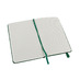 Записная книжка Moleskine Classic (в линейку) в твердой обложке, Pocket (9x14см), зеленый с логотипом