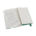 Записная книжка Moleskine Classic (в линейку) в твердой обложке, Pocket (9x14см), зеленый с логотипом