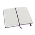 Записная книжка Moleskine Classic (в линейку) в твердой обложке, Pocket (9x14см), фиолетовый с логотипом