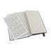Записная книжка Moleskine Classic (в линейку) в твердой обложке, Pocket (9x14см), фиолетовый с логотипом