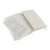 Записная книжка Moleskine Classic (в линейку) в твердой обложке, Pocket (9x14см), белый с логотипом