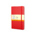 Записная книжка Moleskine Classic (в линейку) в твердой обложке, Large (13х21см), красный с логотипом