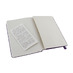 Записная книжка Moleskine Classic (в линейку) в твердой обложке, Large (13х21см), фиолетовый с логотипом